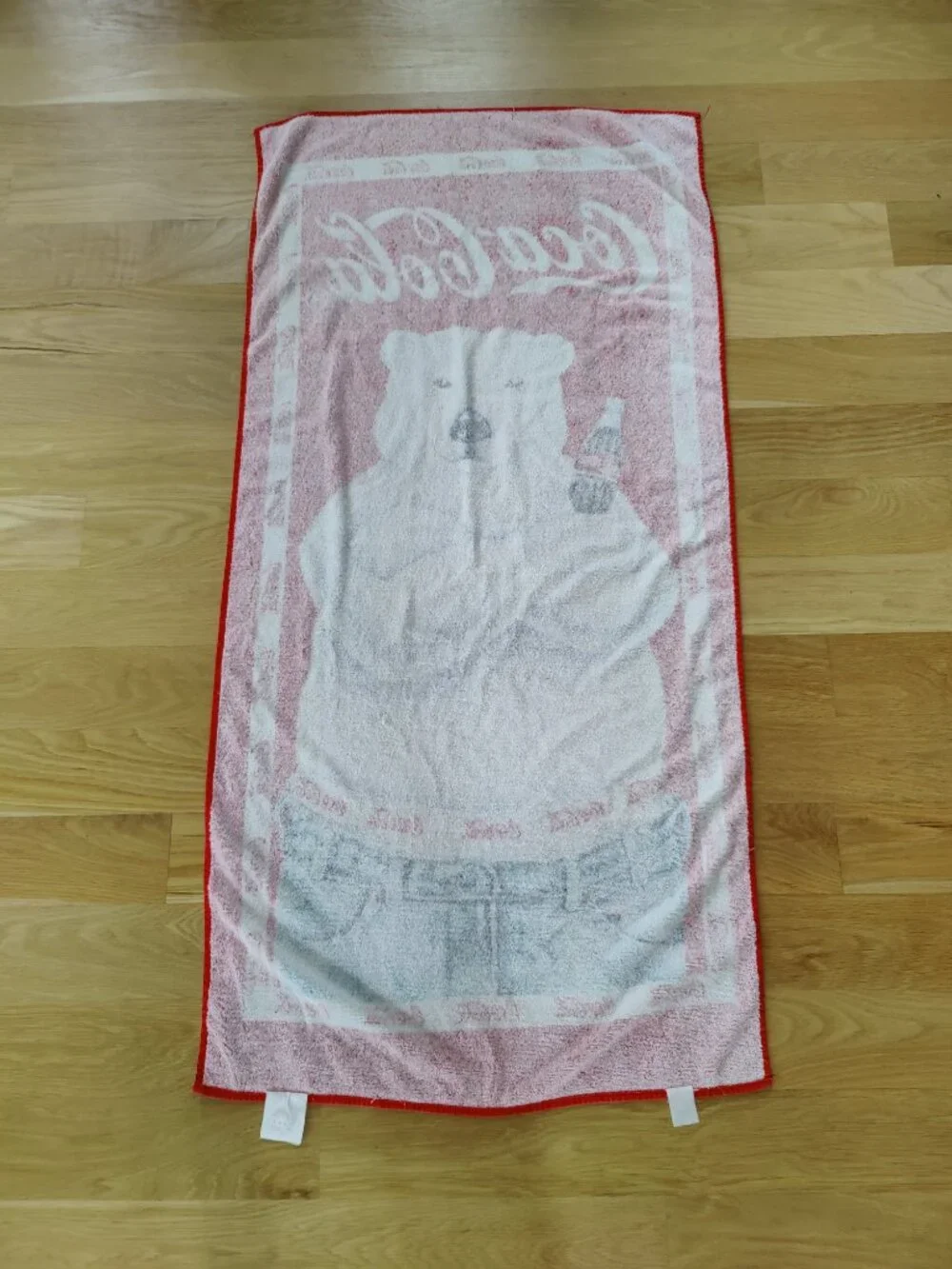 Vintage Coca-Cola Polar Bear Towel